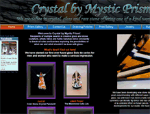 Tablet Screenshot of crystalbymysticprism.com